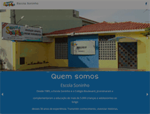 Tablet Screenshot of escolasoninho.com.br